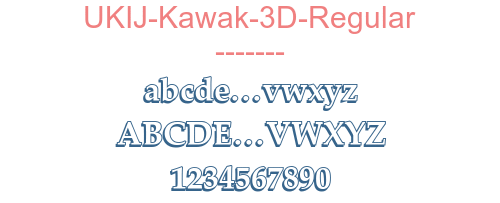 UKIJ-Kawak-3D-Regular