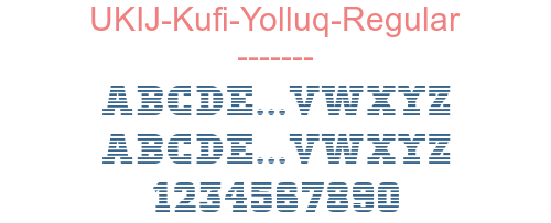 UKIJ-Kufi-Yolluq-Regular