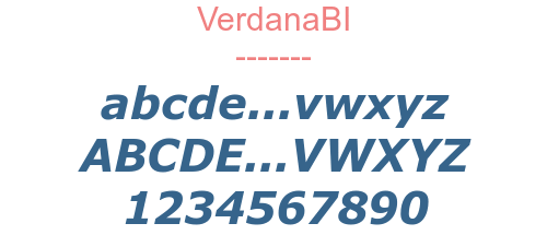 VerdanaBI