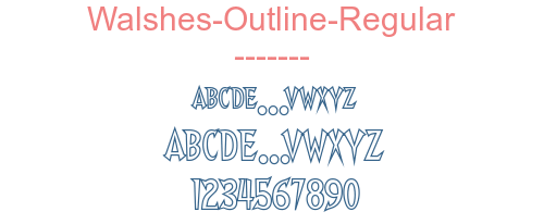 Walshes-Outline-Regular