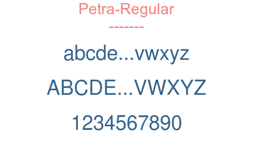 Petra-Regular