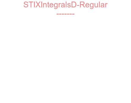 STIXIntegralsD-Regular