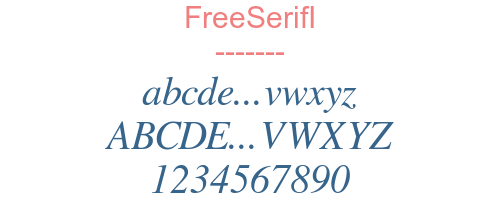 FreeSerifI