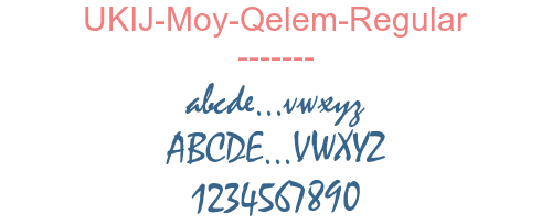 UKIJ-Moy-Qelem-Regular