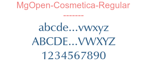 MgOpen-Cosmetica-Regular