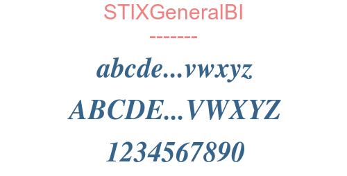 STIXGeneralBI