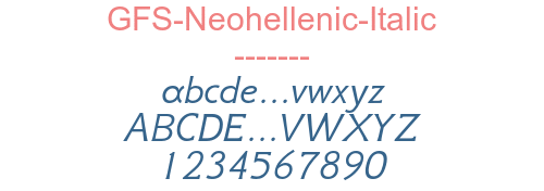 GFS-Neohellenic-Italic