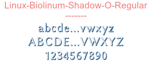 Linux-Biolinum-Shadow-O-Regular