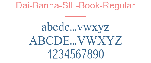 Dai-Banna-SIL-Book-Regular