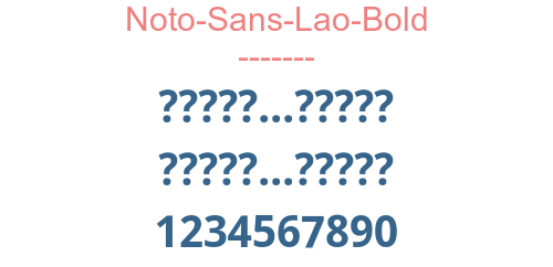 Noto-Sans-Lao-Bold