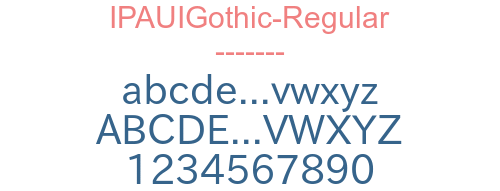 IPAUIGothic-Regular