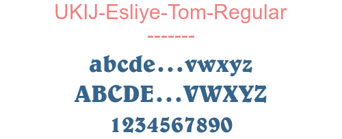 UKIJ-Esliye-Tom-Regular