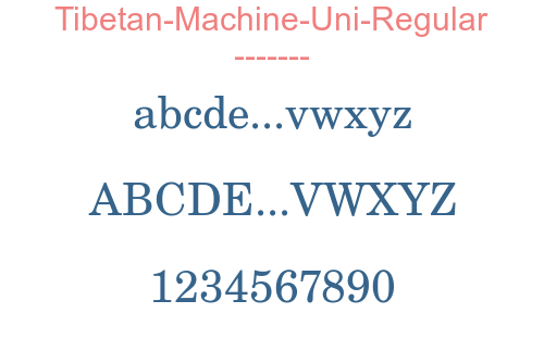 Tibetan-Machine-Uni-Regular