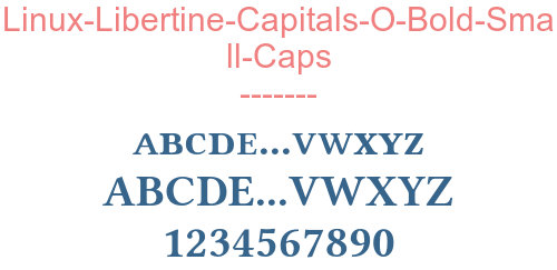 Linux-Libertine-Capitals-O-Bold-Small-Caps