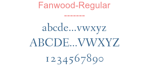 Fanwood-Regular