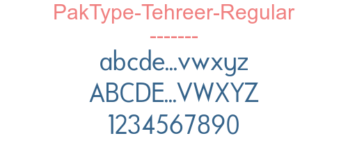 PakType-Tehreer-Regular