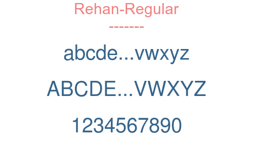 Rehan-Regular