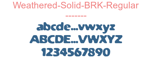 Weathered-Solid-BRK-Regular