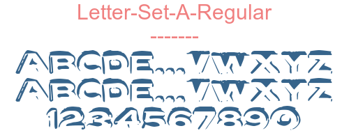 Letter-Set-A-Regular