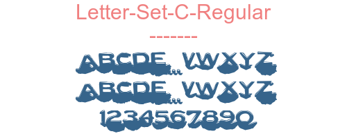 Letter-Set-C-Regular