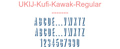 UKIJ-Kufi-Kawak-Regular