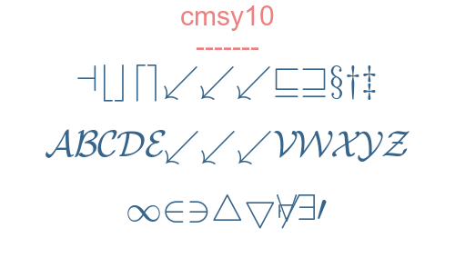 cmsy10