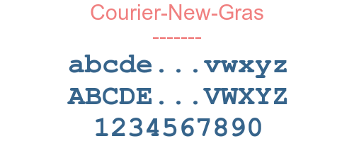 Courier-New-Gras