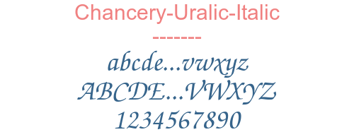 Chancery-Uralic-Italic