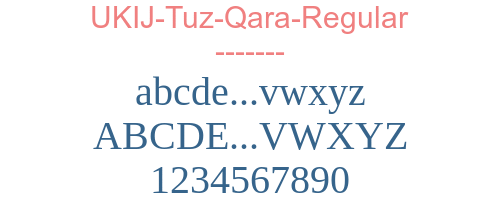 UKIJ-Tuz-Qara-Regular