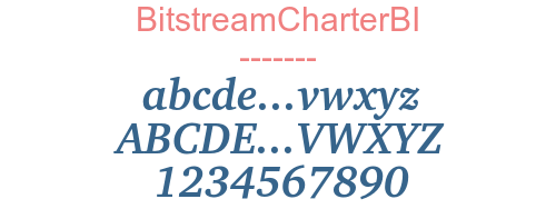 BitstreamCharterBI