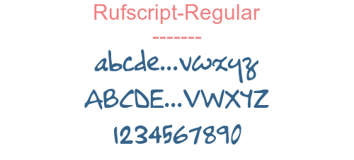 Rufscript-Regular