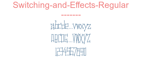 Switching-and-Effects-Regular