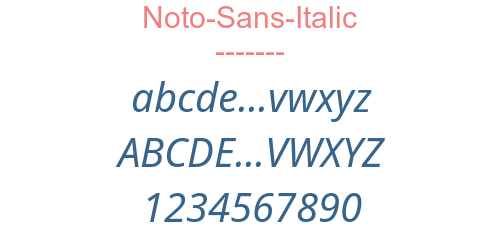 Noto-Sans-Italic