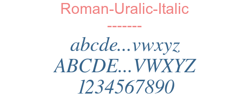 Roman-Uralic-Italic