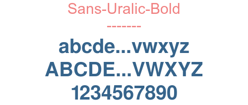 Sans-Uralic-Bold