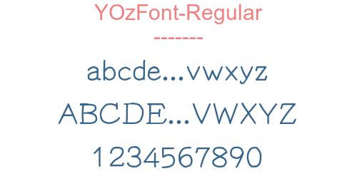 YOzFont-Regular