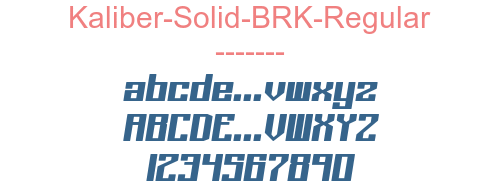 Kaliber-Solid-BRK-Regular