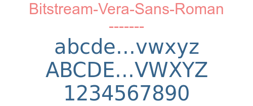 Bitstream-Vera-Sans-Roman