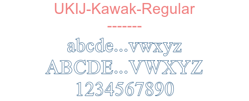 UKIJ-Kawak-Regular