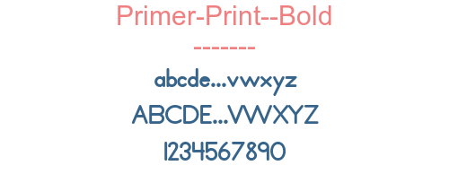 Primer-Print--Bold