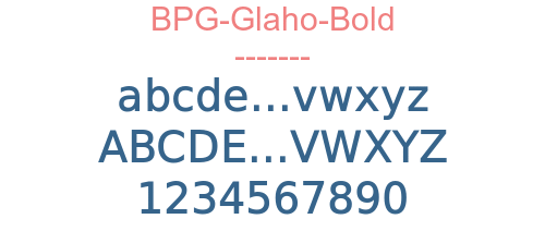 BPG-Glaho-Bold