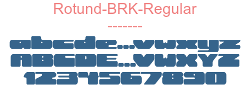 Rotund-BRK-Regular