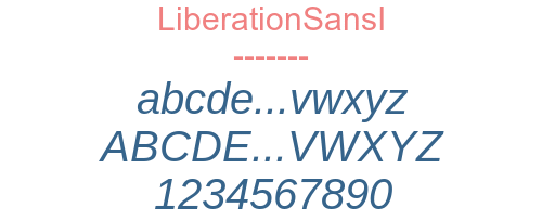 LiberationSansI