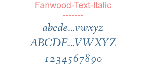 Fanwood-Text-Italic