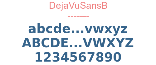 DejaVuSansB