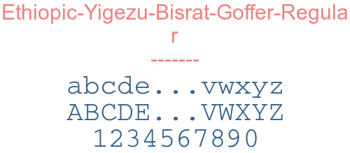 Ethiopic-Yigezu-Bisrat-Goffer-Regular