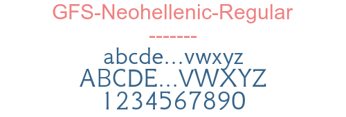 GFS-Neohellenic-Regular