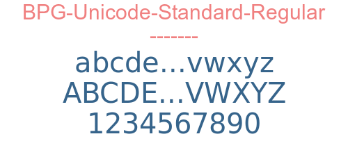 BPG-Unicode-Standard-Regular