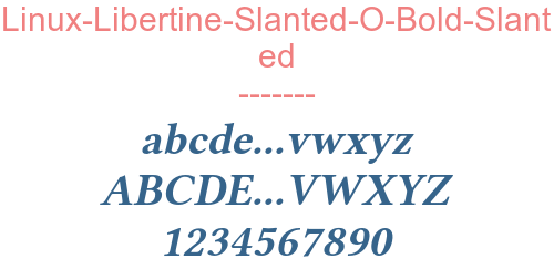 Linux-Libertine-Slanted-O-Bold-Slanted