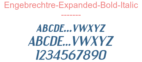 Engebrechtre-Expanded-Bold-Italic